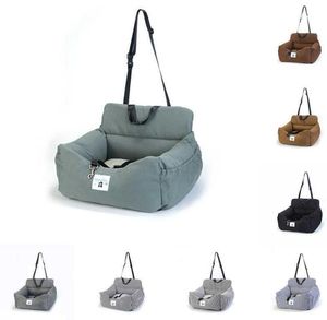 Booster stoelen hondendrager auto stoel cover kussen cat puppy zachte draagtas tas mandje voor reizen wastbare hangmat huisdiercarriers5865147