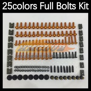 268pcs kit de parafusos completos do moto para parafusos para kawasaki ninja zx-12r zx 12 r 12r zx1200 zx12r 02 03 04 05 06 02-06 Motocicleta parafusos de parafusos de parafusos de parafuso de parafuso de pára-brisa Conjunto de porca do parafuso