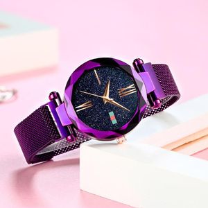 Relógios de pulso Douyin vendendo rede de sucção magnética com o Women's Watch Chenxi Brand Web Celebrity Star