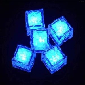 Nachtverlichting 2023 Modoao Light Up Ice Cubes 12pcs voor drankjes Multi-kleuren LED Kerstfeest Wedding Club Bar Champagne Tower Decoratie