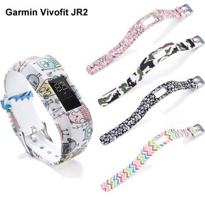 Titta på Bands Kids Soft Armband Band Strap For Garmin Vivofit JR2 JR VIVOFIT3 Sport Replacement Silicone Wrist Accessorie