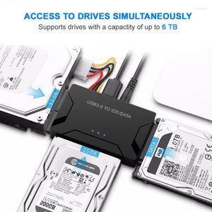 コンピューターケーブルSATAからUSB IDEアダプター3.0 2.0 3ケーブル2.5 3.5ハードディスクドライブHDD SSDコンバータードロップ