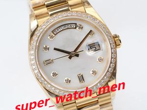 11 Стиль EW Watch Super Caffice 36 -мм алмазного циферблата ETA 3255 Автоматическое движение 118238 218235 228238 Diving Swim Mens Watchmes Светлые наручные часы с подарочной пластиковой коробкой