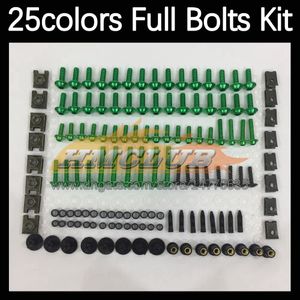 268 st Komplett Moto Body Full Screws Kit för Kawasaki Ninja ZX2R ZXR250 ZX 2R 2 R ZXR 250 ZX-2R 89 90 1989 1990 Motorcykelmässa