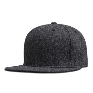 S Man Plus Size Size Cap Bigular Big Size Hip Hop Wool Hat Back Back مغلق بحجم كبير بحجم 56 سم 58 سم 60 سم 62 سم ​​64 سم 230210