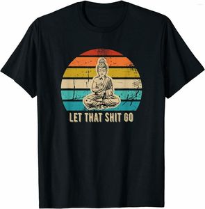 Мужские рубашки винтажные смешные пусть этот шит будда -