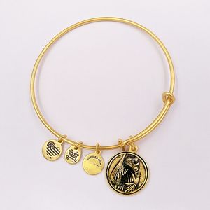 Gioielli caldi di gioielli che rendono lo stile di amicizia Saint Gold 925 braccialetti in argento sterling per donne bracciali catena e regali di compleanno set di perline 100205641