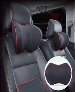 Seat Cushions Car Headrest Neck Pillow For Chair In Auto Memory Foam Cotton Cushion Fabric Cover Soft Head Rest Travel Office Supp2914349