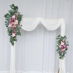 Fleurs décoratives simulation de mariage arc arc fleur t