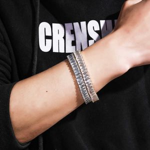 10mm square zircon hiphop punk men and women personality trend bracelet tennis chain