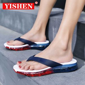 スリッパYishen Flip Flops女性高品質のフルパームクッションシューズスリッパレディースサンダル屋内屋外スライド高級クラッパーR230208