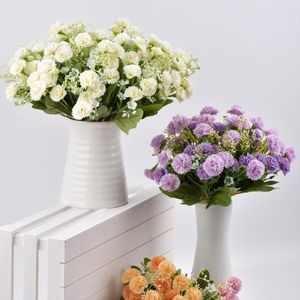 Dekorative Blumen 1PCS Blütenknospen Kleine Nelke Mini Hortensie Nelke Dekoration Seide Home Soft Fake Hochzeit Decora.