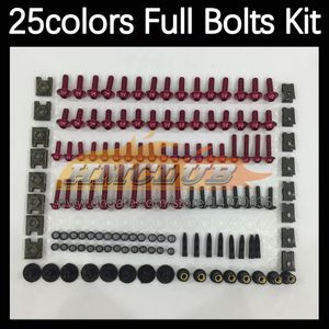 268pcs kit de parafusos completos para parafusos para parafusos para Yamaha yzf r1 1000 cc yzf-1000 yzf-r1 yzf1000 yzfr1 13 14 2013 2014 parafusos de moto parafusos de parafusos de parafuso de parafuso de pára-brisa parafuso