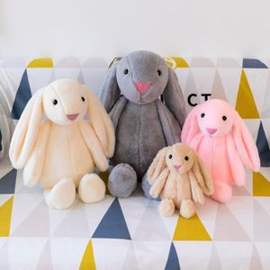 Plüschtier Bond-Kaninchenpuppe, Hase mit Ohren, Hase beruhigen, Mädchen Geburtstagsgeschenk machen