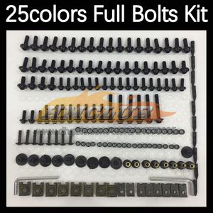 268PCS完全なMoto Body Full Screws Kit for Kawasaki Ninja ZZR1400 ZZR ZX 1400 CC ZZR-1400 12 13 14 15 16 17モーターサイクルフェアリングボルトウィンドスクリーンボルトネジナッツセットセット