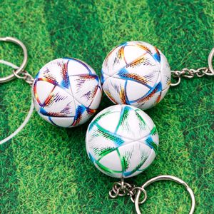 Key Rings Football Keyring подвесной сувенир фанаты небольшой подарочный пакет сферический висящий орнамент Клаповой школьный подарок G230210