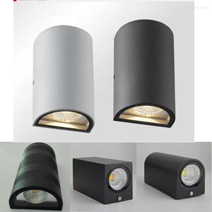 وصل 14 واط قابلة لخداع مصباح LED Light 7x2W لأعلى ولأسفل مصابيح مصباح ممر ممر