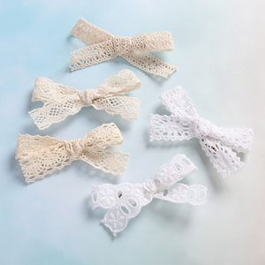 Süße Spitze-Bowknot-Band-Haarspangen für süße Mädchen, handgefertigte Haarnadel, Boutique-Haarspangen, Kopfbedeckung, Kinder-Haar-Accessoires 1578