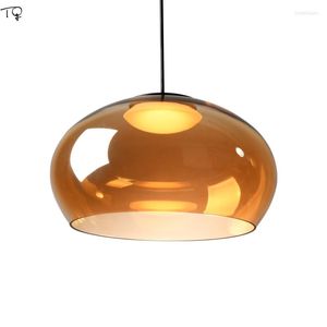 Lampade a sospensione Postmodern Luxury Lustre Champagne Glass Hanglamp Design moderno Light Simple Restaurant Tavolo da pranzo Apparecchio da cucina