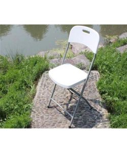 Training folding chairs backrest plastic furniture office event venue restaurant white patio yard simple portable seat bench stool9399465