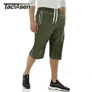 Herren Shorts TACVASEN Sommer 34 Shorts Männer Schnell Trocknend Unter Knie Gym Workout Laufen Sport Wandern Shorts 34 Hosen Outdoor Männer 230210