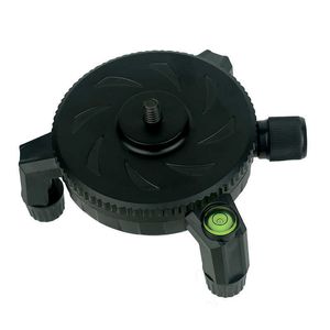 TUZK 360-Degree Turning Rotating Micro-adjust Fine Pivoting Base for Laser Level Tripod Connector 1/4 Threaded Mount