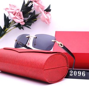 Sonnenbrille 2023 Neue Fashion Metal Randless Gradual Color Trend Sonnenbrille Männer- und Frauen Sonnenschildbrille