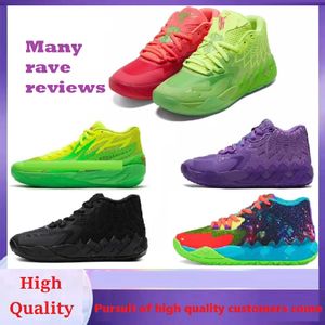 LaMelo Ball Queen City Men Basketball Shoes sales MB1 Purple Glimmer pink green black High Quality Sport Shoe mb 2 Trainner Sneakers Size 7-12.5