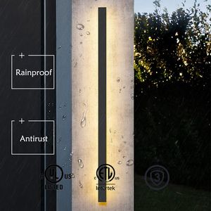 Outdoor Wandlampen Waterdichte Lamp LED Lange IP65 Aluminium Licht Tuin Villa Veranda Blaker 110V 220V ArmatuurOutdoor
