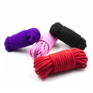 Adult Bondage Sex Game Products Tie Ropes Erotic Bundles Cotton Sex Rope Bondage Long 5M BDSM Roleplay Sex Toy Kit Soft And Safe