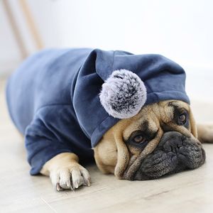 Dog Apparel Winter Pet Clothes Pug French Bulldog Clothing For s Coat Fat Jacket Puppy Hoodie Ropa Perro York 230211