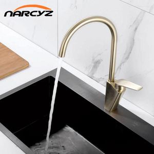 Kitchen Faucets Faucet Brass Wash Basin And Cold Black Household 360 Rotating Balcony Laundry Pool S-19124