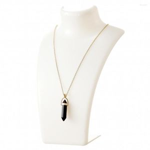 Pendant Necklaces MITTO DESIGNED FASHION JEWELRIES AND ACCESSORIES GOLD PLATED LONG CHAIN WITH TIGER-EYE STONE NECKLACE