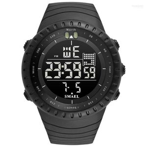 Wristwatches Brand Sport Watch Men Fashion Casual Electronics Multifunction Clock 50 Meters Waterproof Hours 1237 Moun22