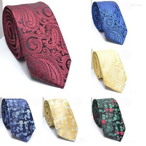 Bow Ties Burgundy Neck Tie Wino Red Men Designers Fashion A Kwaliteit Stropdas Slim 6 cm Plaisley dla Corbatas Hombre 2023