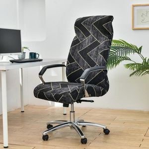Chair Covers Elastic Computer Office Cover Floral Printed Anti-dirty Rotating Stretch Gaming Desk Seat Slipcover For Armchair