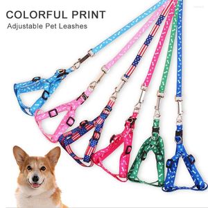 Hundhalsar Pet Cat Harness Tree Justerbar Vest Collar Valp Small Outdoor Walking For Dogs