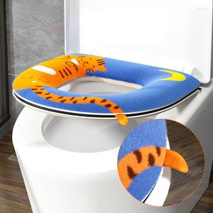 Toilet Seat Covers Cushion All-season Universal Cover Ring Household Winter Waterproof Lovely Thickened Mat