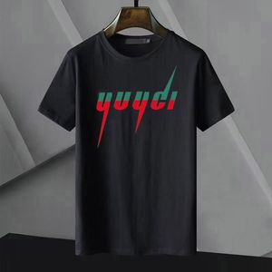Mens T Shirt Casual Summer Man Trend Trend Trees Letter