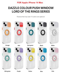 Adatto per iPhone14Promax Holder Dazzle Custodia Push Finestra Push 12 Soft Co Apple 13Promax Ring 78