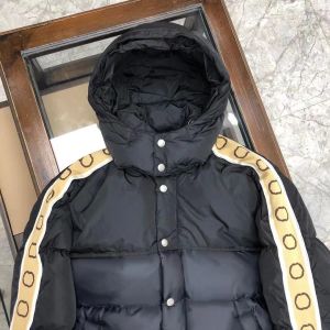 Ggsity lvSity luksurys designer mens designer parkas jacquard downs kurtka klasyczna ciemna odblaskowa wstążka g kurtka warstwa zniszczona mężczyzn bj