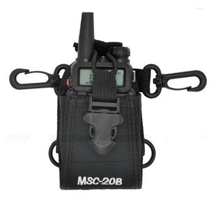 Walkie Talkie MSC-20B Nylon Pouch Bag Carry Case For Baofeng UV5R UV82 Bf888S UV-9R Plus TYT Mototrola Ham Two Way Radio