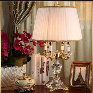 Table Lamps Modern Crystal Lamp Lighting Bedroom Bedside Luxury Fashion Abajur