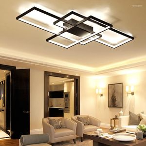 Ceiling Lights Creative Black/White LED Living Room Study Bedroom Office Modern Lamp