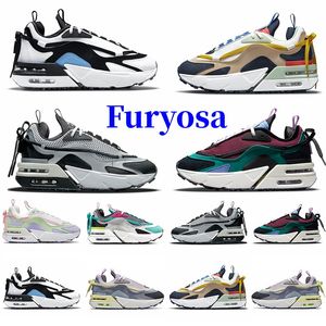 2023デザイナーFuryosa NRG男性用ランニングシューズグリーンクッションラタンベニスメタリックシルバーパステルマルチアーチョピンクスニーカーサイズ36-45