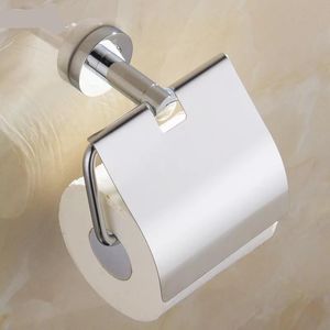 Toilet Paper Holders Chrome Stainless Steel Bathroom Roll Tissue Holder Wall Mounted Organizer Shelf