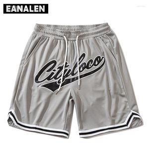 Men's Shorts Harajuku Vintage Masculine Bermuda Mesh Summer Gothic Street Rap Super Casual Running Basketball Men's College