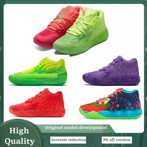 2023 Lemelo Ball Basketball Mens Sapatos MB.01 Rick e Morty Balls Sapato MB1 Queen City Running Melo MB1 Galaxy Tennis Melos Balls MB 2 Be You Kids Treinadores