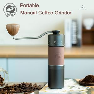 Grinhador de café manual portátil de alta qualidade Hand hexágono aço inoxidável Ajuste de ajuste 230211