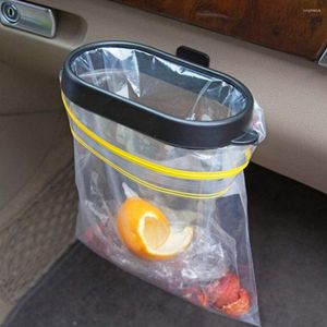 Interior Accessories Foldable Car Organizer Frame Auto Trash Can Automobile Garbage Rubbish Waste Holder